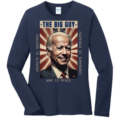 Conservative Anti Joe Biden Republican Ladies Long Sleeve Shirt