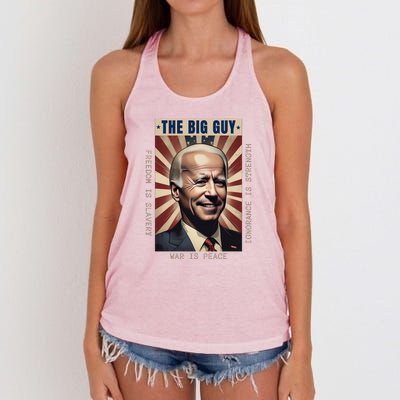 Conservative Anti Joe Biden Republican Women's Knotted Racerback Tank