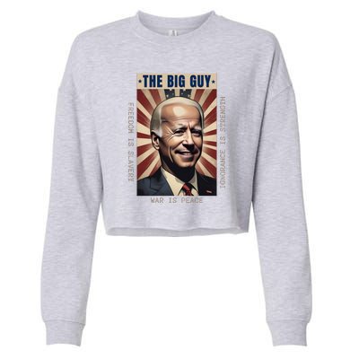 Conservative Anti Joe Biden Republican Cropped Pullover Crew