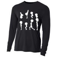 Clean and Jerk Gymwear funny sport lover Cooling Performance Long Sleeve Crew