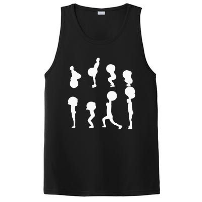 Clean and Jerk Gymwear funny sport lover PosiCharge Competitor Tank