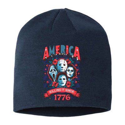 Checkered America Killing It Since 1776 Sustainable Beanie