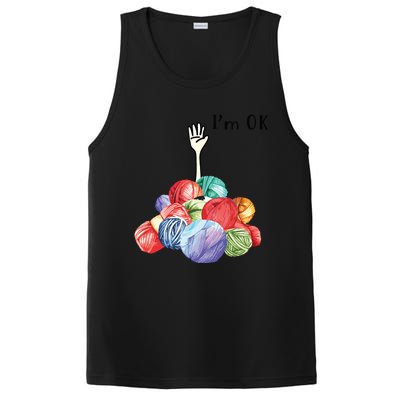 Crochet And Knitting Im Ok PosiCharge Competitor Tank