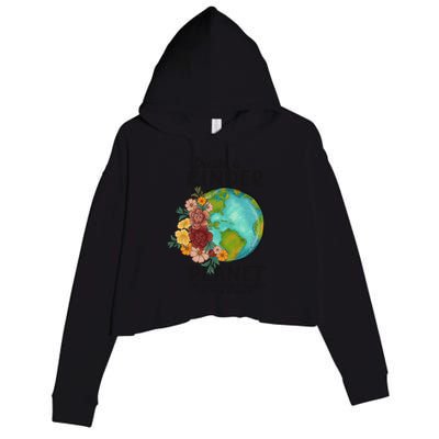 Create A Kinder Planet Earth Day Meaningful Gift Save Our Home Gift Crop Fleece Hoodie