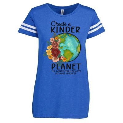 Create A Kinder Planet Earth Day Meaningful Gift Save Our Home Gift Enza Ladies Jersey Football T-Shirt