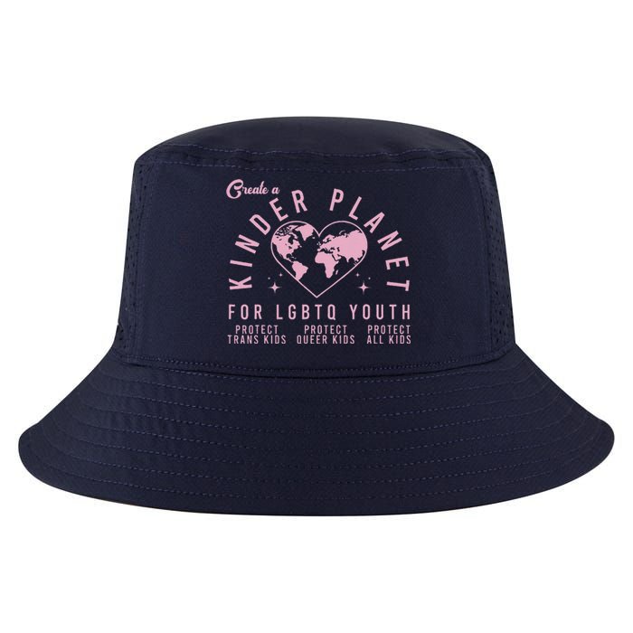 Create A Kinder Planet Lgbtq Ally Protect Transg Lgbt Cool Comfort Performance Bucket Hat