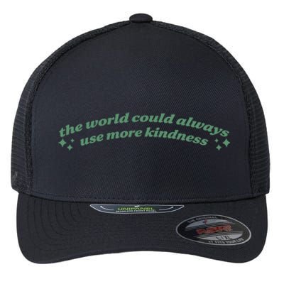 Create A Kinder Planet Aesthetic Two Sided Print Gift Flexfit Unipanel Trucker Cap