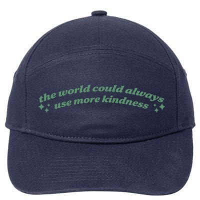 Create A Kinder Planet Aesthetic Two Sided Print Gift 7-Panel Snapback Hat