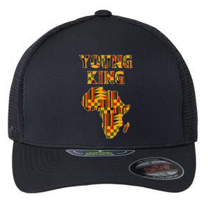 Cool African Kente Art African American Print Flexfit Unipanel Trucker Cap