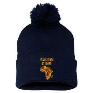 Cool African Kente Art African American Print Pom Pom 12in Knit Beanie