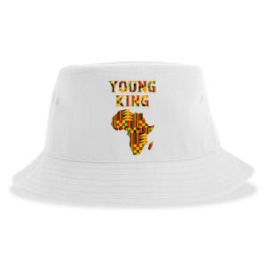 Cool African Kente Art African American Print Sustainable Bucket Hat