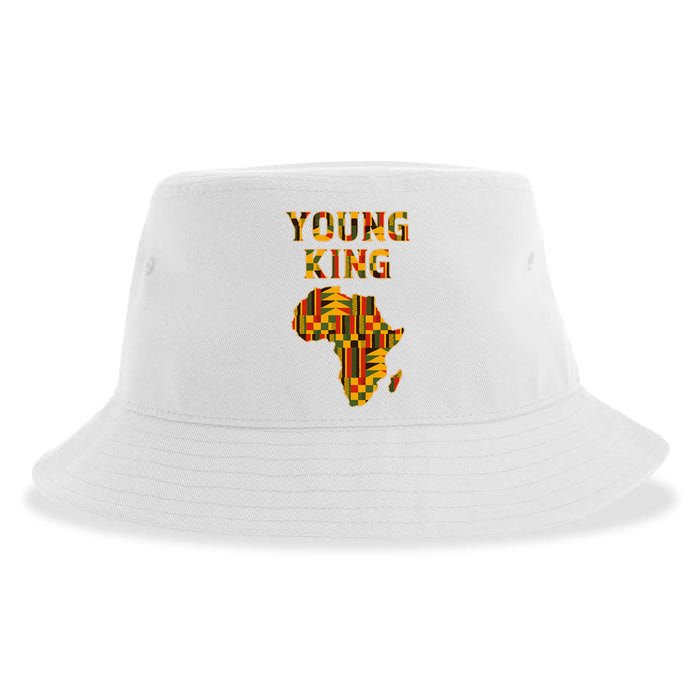 Cool African Kente Art African American Print Sustainable Bucket Hat