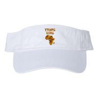 Cool African Kente Art African American Print Valucap Bio-Washed Visor