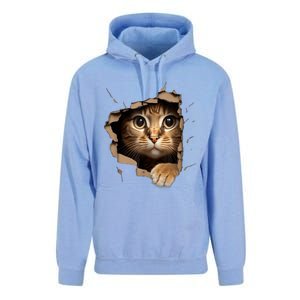 Cat Art Kitten Torn Cloth Cute Cat Owner Funny Cat Unisex Surf Hoodie