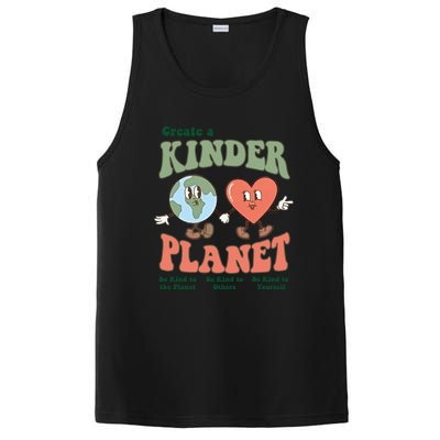 Create A Kinder Planet Aesthetic Trendy Costume Earth Day Funny Gift PosiCharge Competitor Tank