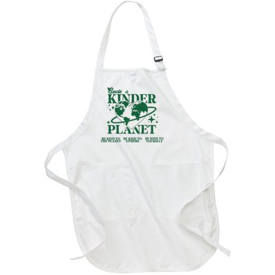 Create A Kinder Planet Full-Length Apron With Pockets