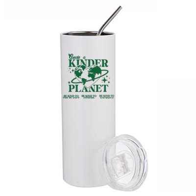 Create A Kinder Planet Stainless Steel Tumbler