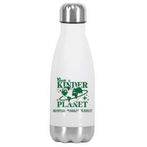 Create A Kinder Planet Stainless Steel Insulated Water Bottle