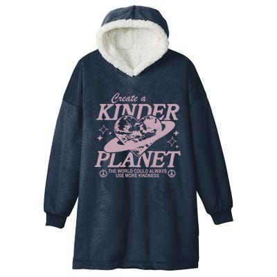 Creat A Kinder Planet Retro Choose Kindness Hooded Wearable Blanket