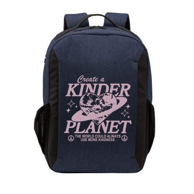 Creat A Kinder Planet Retro Choose Kindness Vector Backpack