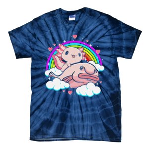 Cute Axolotl Kawaii  Rainbow Blobfish Axolotl Funny Gift  Tie-Dye T-Shirt