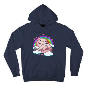 Cute Axolotl Kawaii  Rainbow Blobfish Axolotl Funny Gift  Tall Hoodie