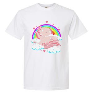 Cute Axolotl Kawaii  Rainbow Blobfish Axolotl Funny Gift  Garment-Dyed Heavyweight T-Shirt