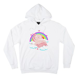 Cute Axolotl Kawaii  Rainbow Blobfish Axolotl Funny Gift  Hoodie