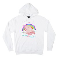 Cute Axolotl Kawaii  Rainbow Blobfish Axolotl Funny Gift  Hoodie