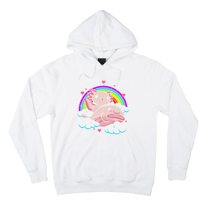 Cute Axolotl Kawaii  Rainbow Blobfish Axolotl Funny Gift  Hoodie