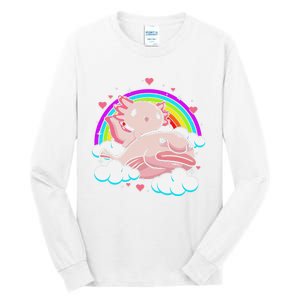 Cute Axolotl Kawaii  Rainbow Blobfish Axolotl Funny Gift  Tall Long Sleeve T-Shirt