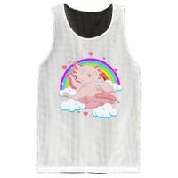 Cute Axolotl Kawaii  Rainbow Blobfish Axolotl Funny Gift  Mesh Reversible Basketball Jersey Tank