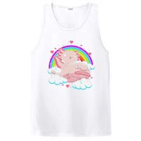 Cute Axolotl Kawaii  Rainbow Blobfish Axolotl Funny Gift  PosiCharge Competitor Tank