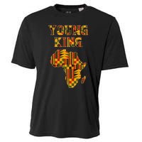 Cool African Kente Art Boy African American Cooling Performance Crew T-Shirt