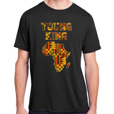 Cool African Kente Art Boy African American Adult ChromaSoft Performance T-Shirt