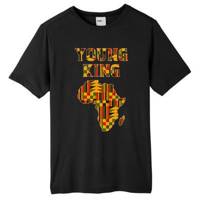 Cool African Kente Art Boy African American Tall Fusion ChromaSoft Performance T-Shirt