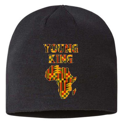 Cool African Kente Art Boy African American Sustainable Beanie