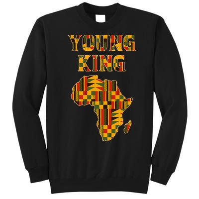 Cool African Kente Art Boy African American Tall Sweatshirt