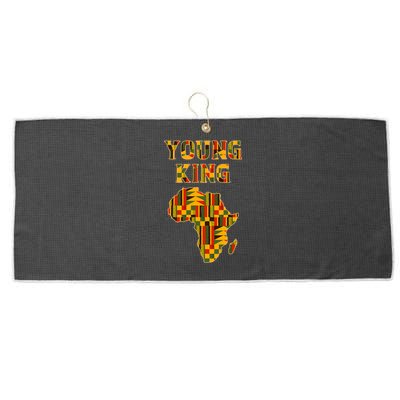 Cool African Kente Art Men Kids African American Print Large Microfiber Waffle Golf Towel