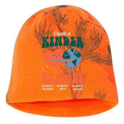 Create A Kinder Planet Earth Day Awareness Cute Kati - Camo Knit Beanie