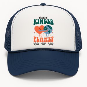 Create A Kinder Planet Earth Day Awareness Cute Trucker Hat