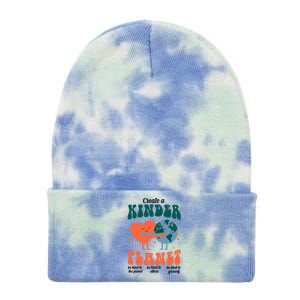 Create A Kinder Planet Earth Day Awareness Cute Tie Dye 12in Knit Beanie