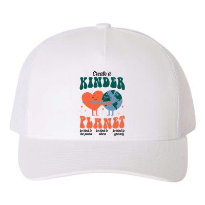 Create A Kinder Planet Earth Day Awareness Cute Yupoong Adult 5-Panel Trucker Hat