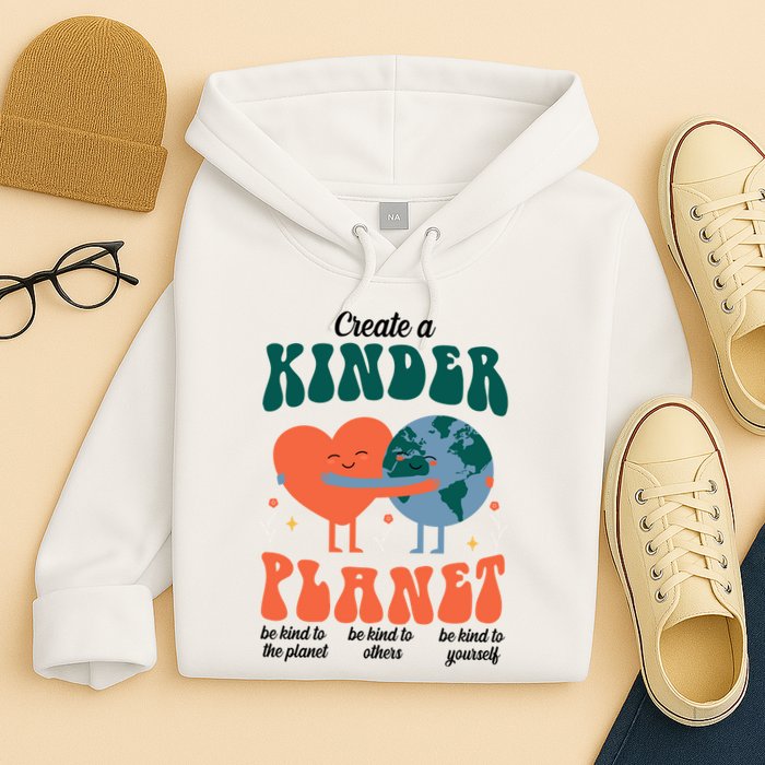 Create A Kinder Planet Earth Day Awareness Cute Hoodie