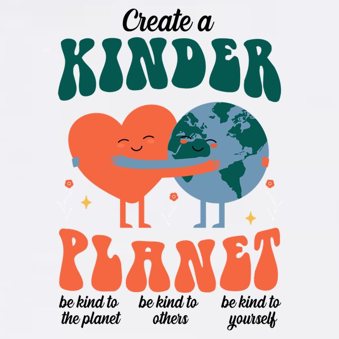 Create A Kinder Planet Earth Day Awareness Cute Hoodie
