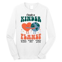 Create A Kinder Planet Earth Day Awareness Cute Long Sleeve Shirt