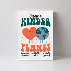 Create A Kinder Planet Earth Day Awareness Cute Canvas