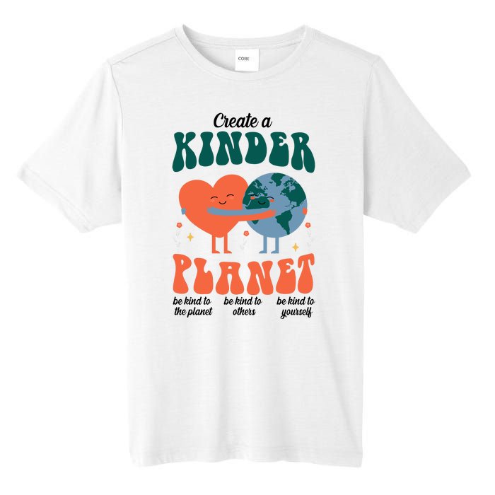 Create A Kinder Planet Earth Day Awareness Cute Tall Fusion ChromaSoft Performance T-Shirt