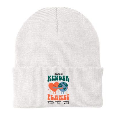 Create A Kinder Planet Earth Day Awareness Cute Knit Cap Winter Beanie