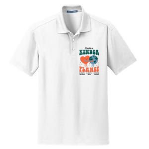 Create A Kinder Planet Earth Day Awareness Cute Dry Zone Grid Polo